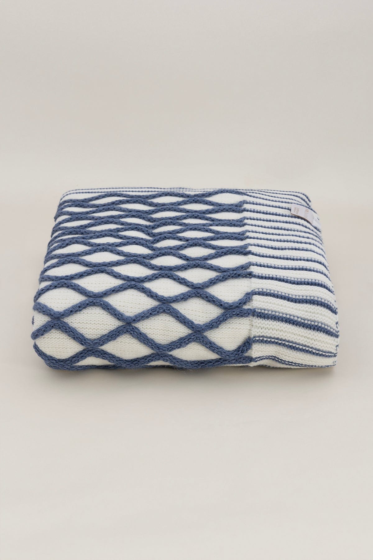 Loop Indigo Acrylic TV Blanket 130x170 3732A