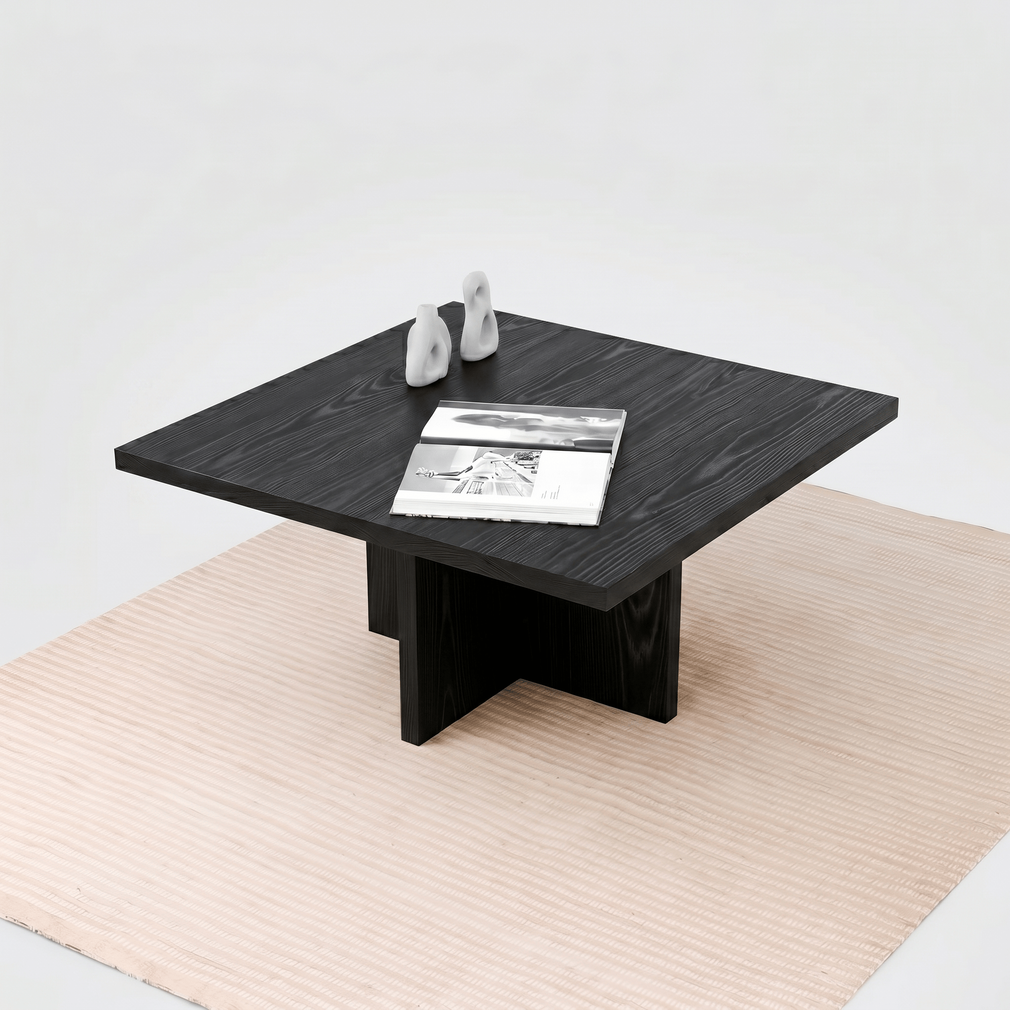 Solid Wood Square Coffee Table