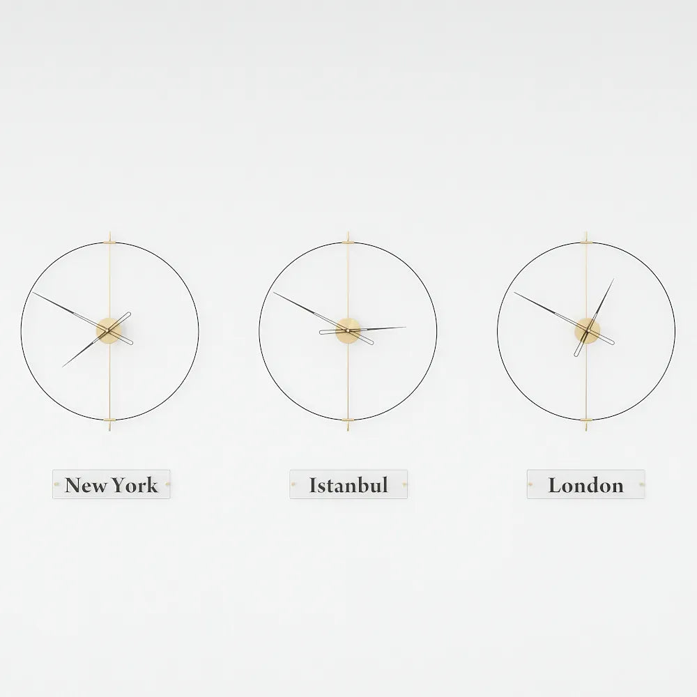 hotel lobby world clocks