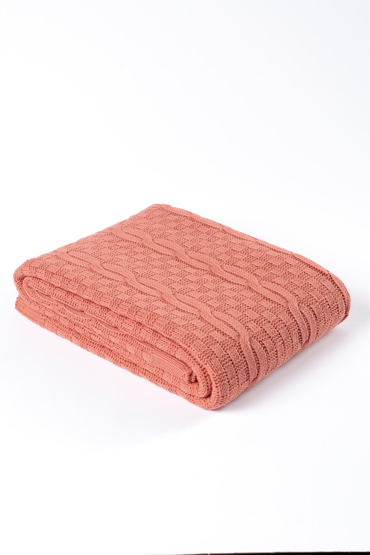 Mendi Salmon Acrylic Throw TV Blanket 130x170 2536