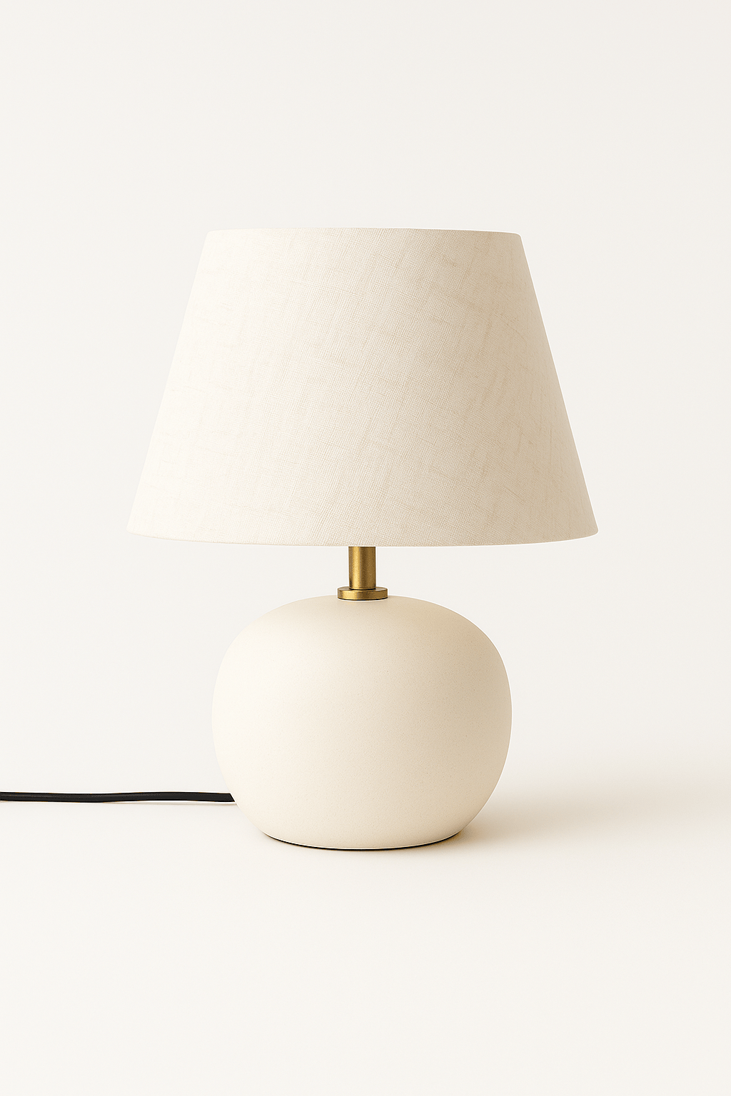 Mosso Krem Gold Detaylı Masa Lambası