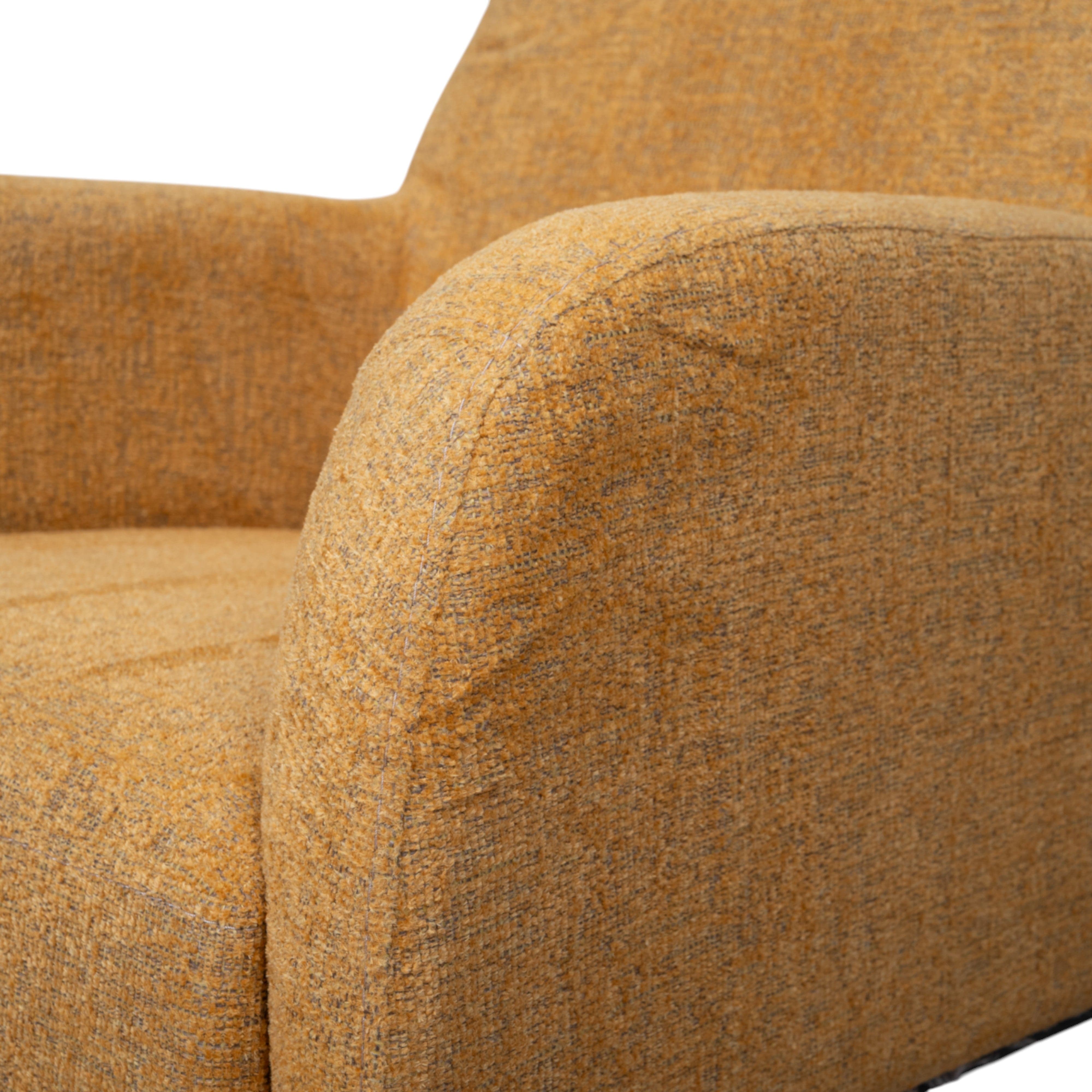 Naomi Armchair Chenille Mustard 10292