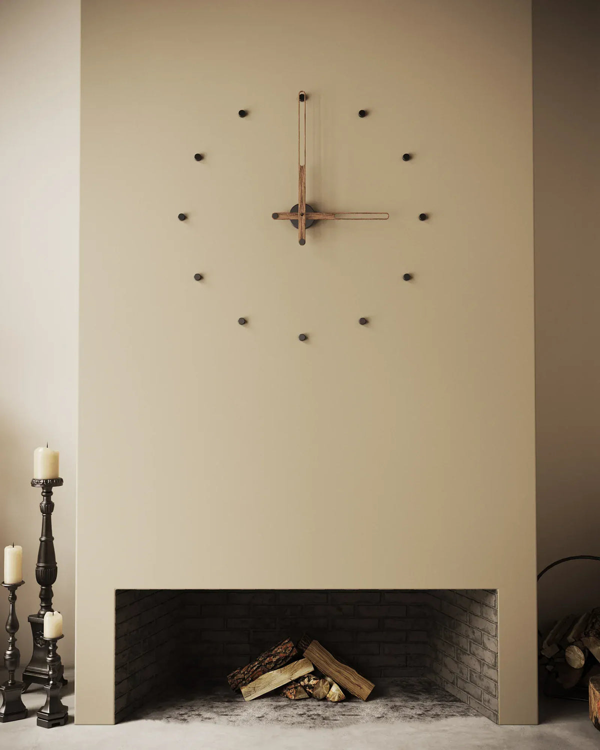nile indicator salon için duvar saati 90 cm. 
