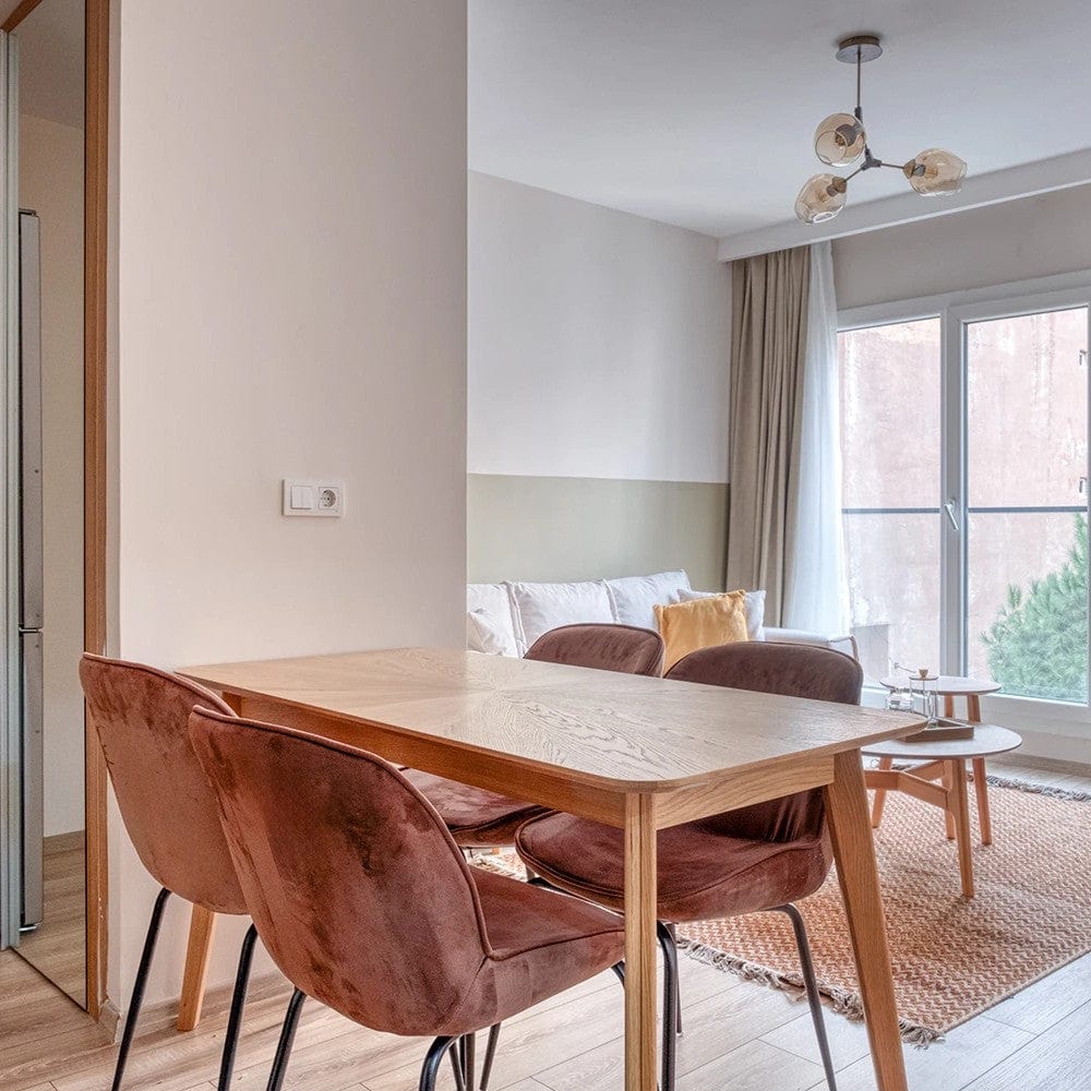 Norge Yemek Masası 68x138 - Meşe