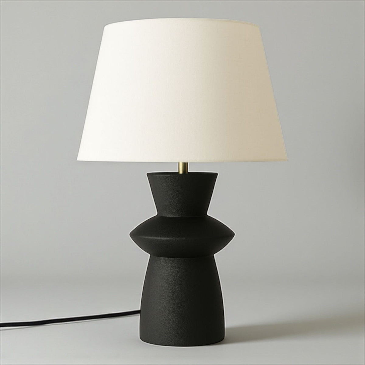 Paloma Black Textured Lampshade