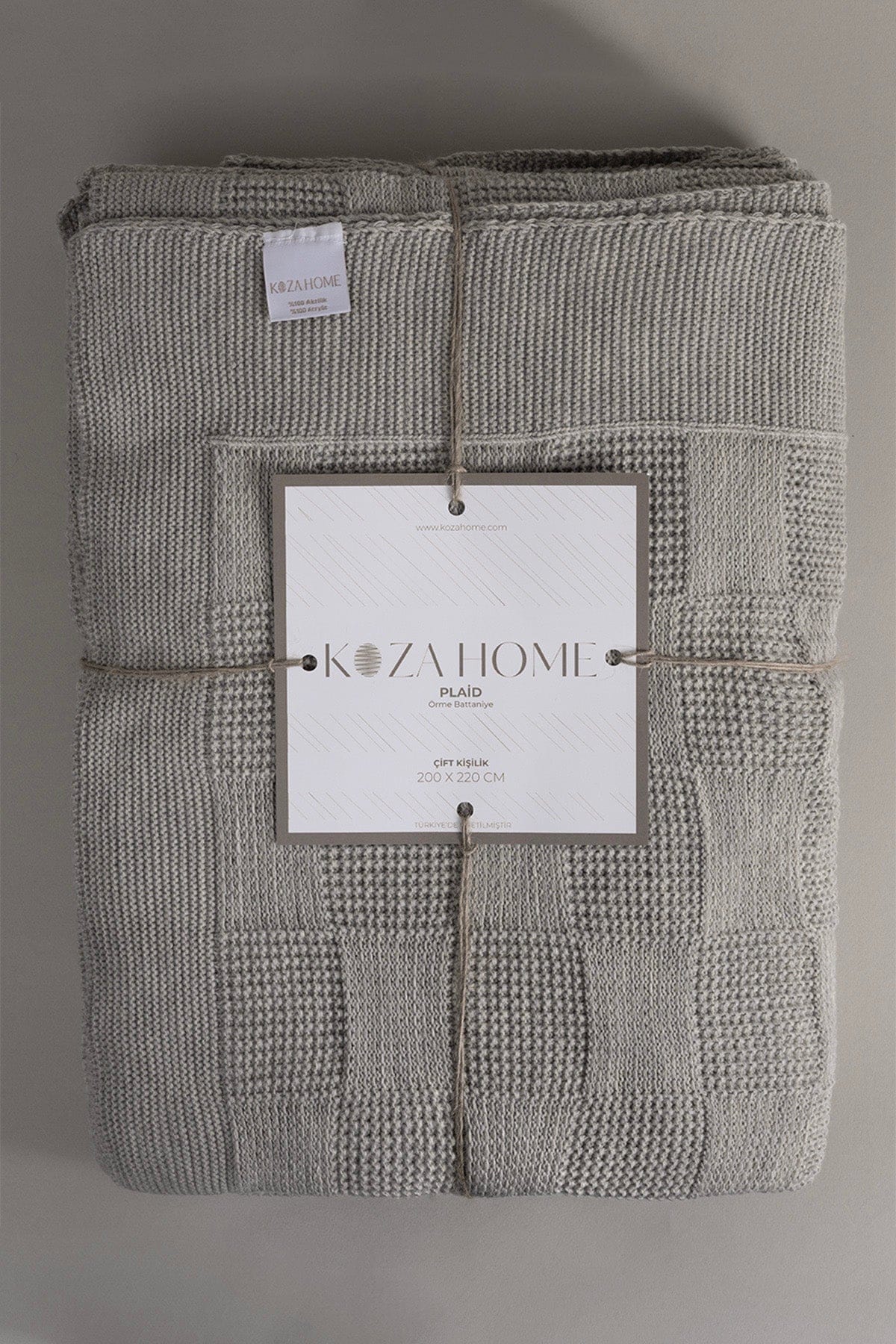 Plaid Mink Double Blanket 200 x 220 15010