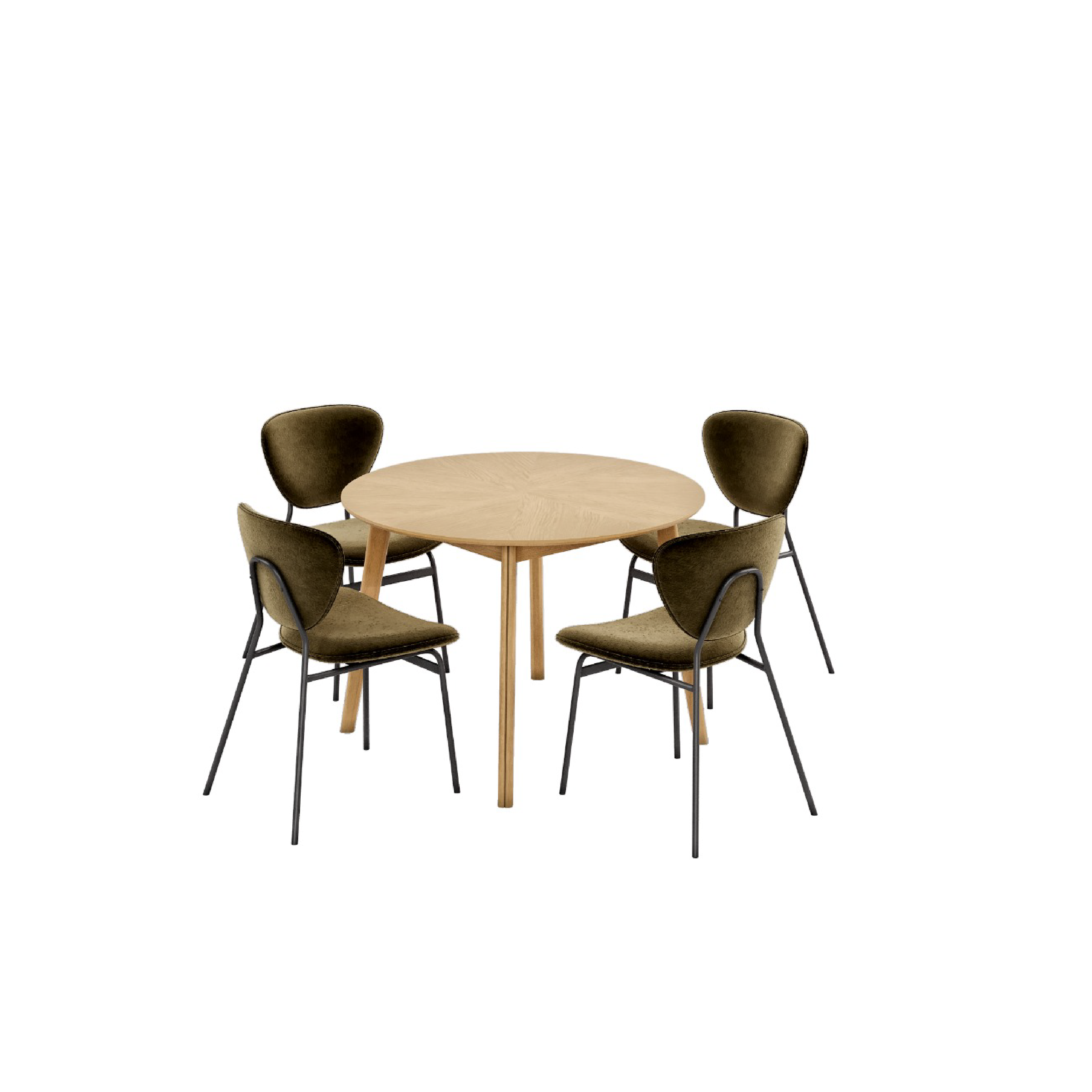 Rove Oak Dining Table 110 cm