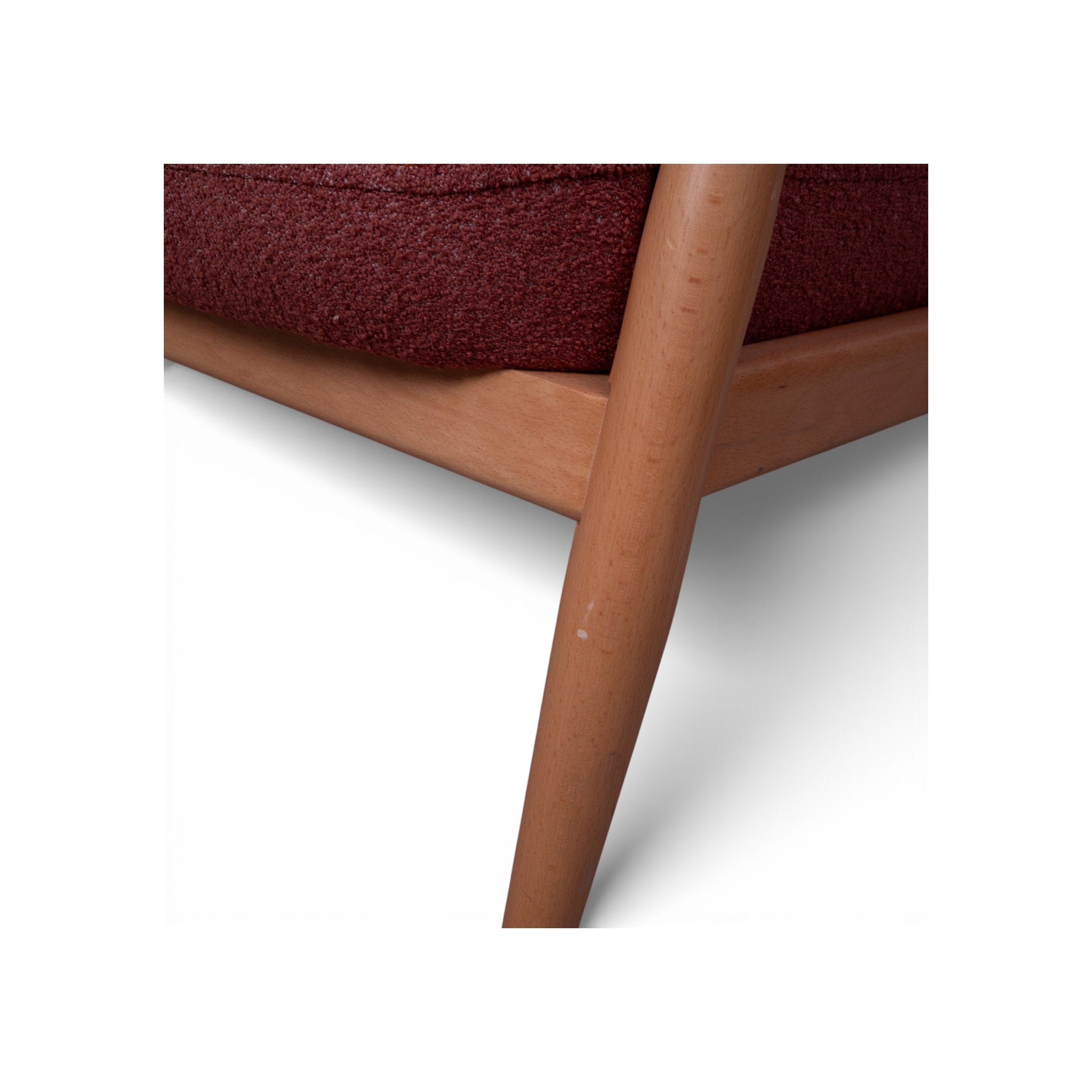 Senna Oak Armchair Boucle Linen Tile 11151