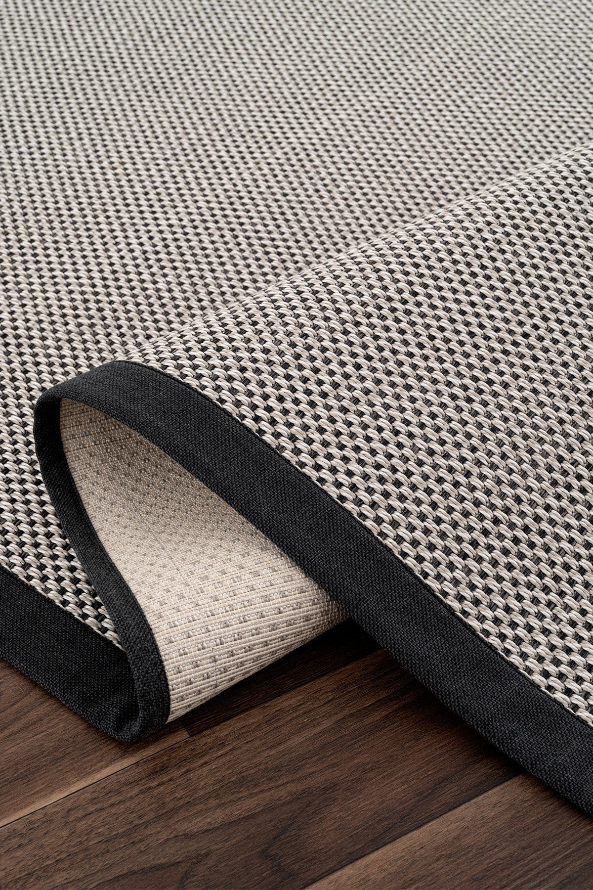 Sisalo Border Cream Black Sisal Rug Black Border B3417E