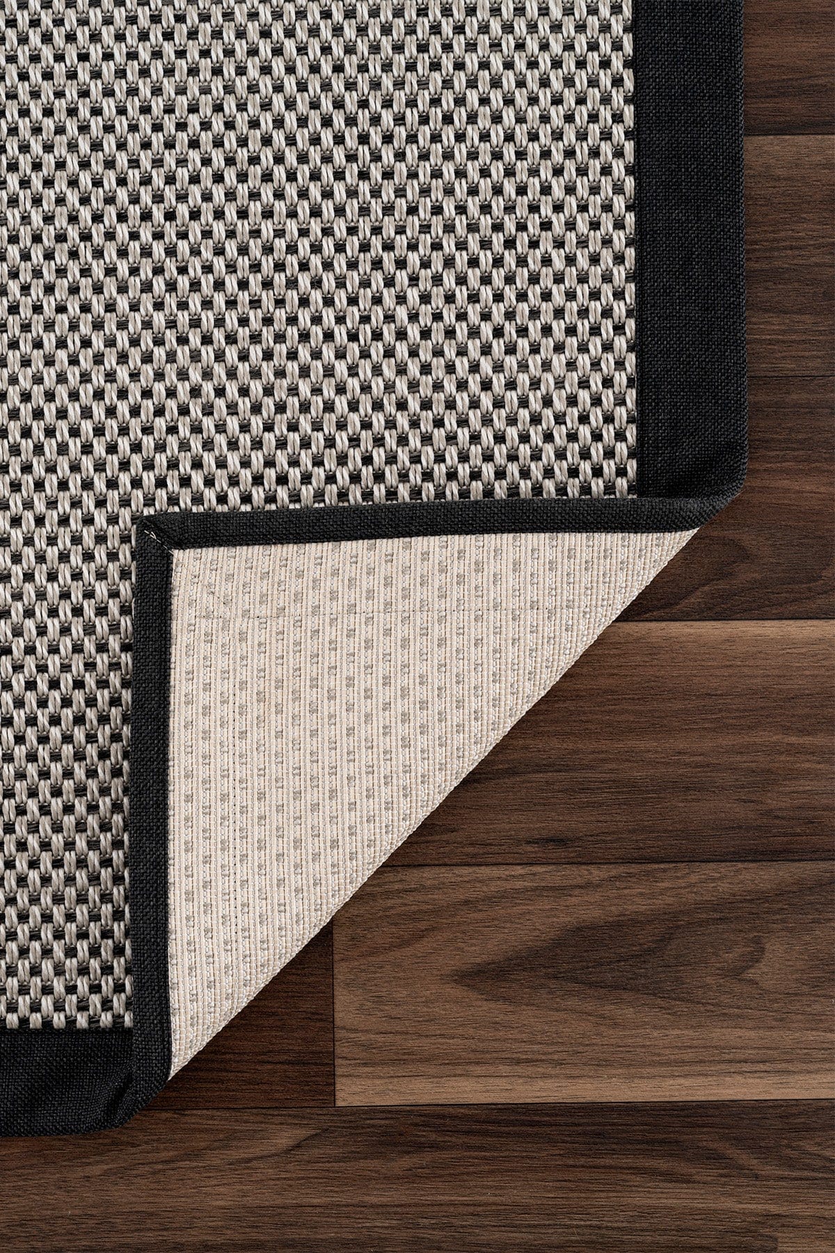 Sisalo Border Cream Black Sisal Rug Black Border B3417E